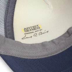 Sunday Afternoons Grand Canyon Trucker -Sunday Afternoons Shop artist series trucker grand canyon sweatband artist stamp detail fw20 2500px