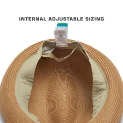 Sunday Afternoons Cayman Hat -Sunday Afternoons Shop cayman hat tan sweatband sizing detail ss20