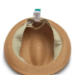 Sunday Afternoons Cayman Hat -Sunday Afternoons Shop cayman hat tan sweatband sizing detail ss20 2500px