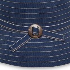 Sunday Afternoons Emma Hat -Sunday Afternoons Shop emma hat navy texture hatband detail ss20 2500px