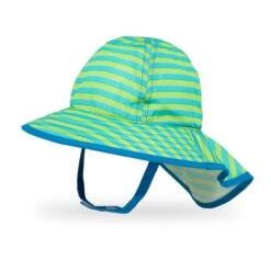 Sunday Afternoons Infant SunSprout Hat -Sunday Afternoons Shop infant sunsprout hat blue green stripe front ss20 2500px cc6ca21c cd02 4e4c b9bb 43adb025b156