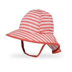 Sunday Afternoons Infant SunSprout Hat -Sunday Afternoons Shop infant sunsprout hat coral stripe front ss20 2500px 04ca9b7e 8014 433f af2b 9866d64a9af8