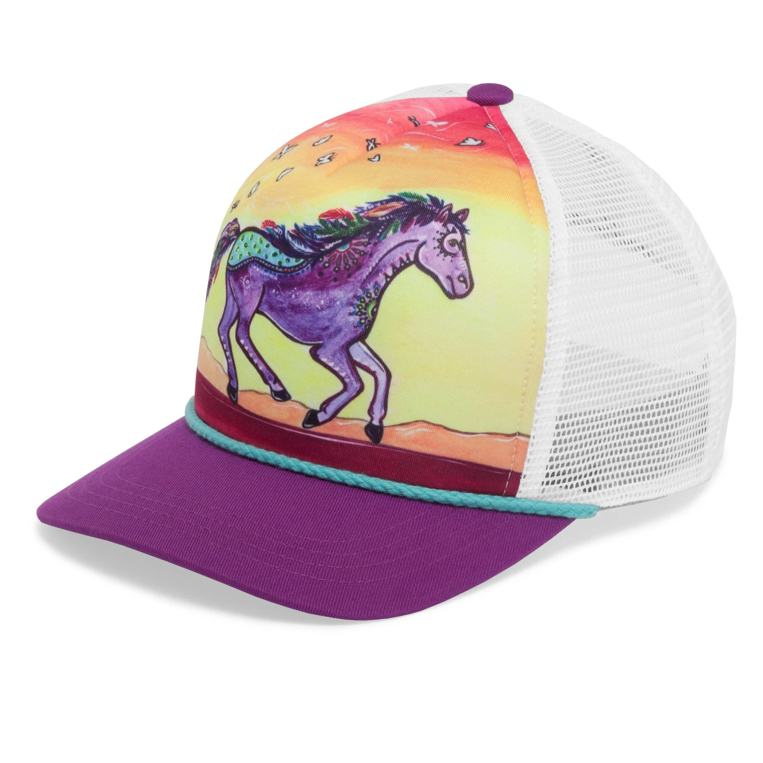 Kids' Horse Feather Cooling Trucker Sunday Afternoons Kids' Horse Feather Cooling Trucker -Sunday Afternoons Shop kids artist series cooling trucker horse feather front ss20 2500px 64e4410e 9fb6 48fb 9142 2c28c7879943