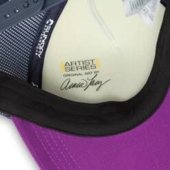 Sunday Afternoons Kids' Butterfly And Bees Trucker -Sunday Afternoons Shop kids artist series trucker butterflies and bees sweatband artist stamp detail ss21 2500px