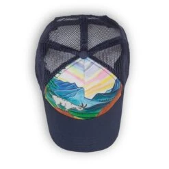 Sunday Afternoons Kids' Mountain Goat Trucker -Sunday Afternoons Shop kids artist series trucker mountain goat top ss20 2500px