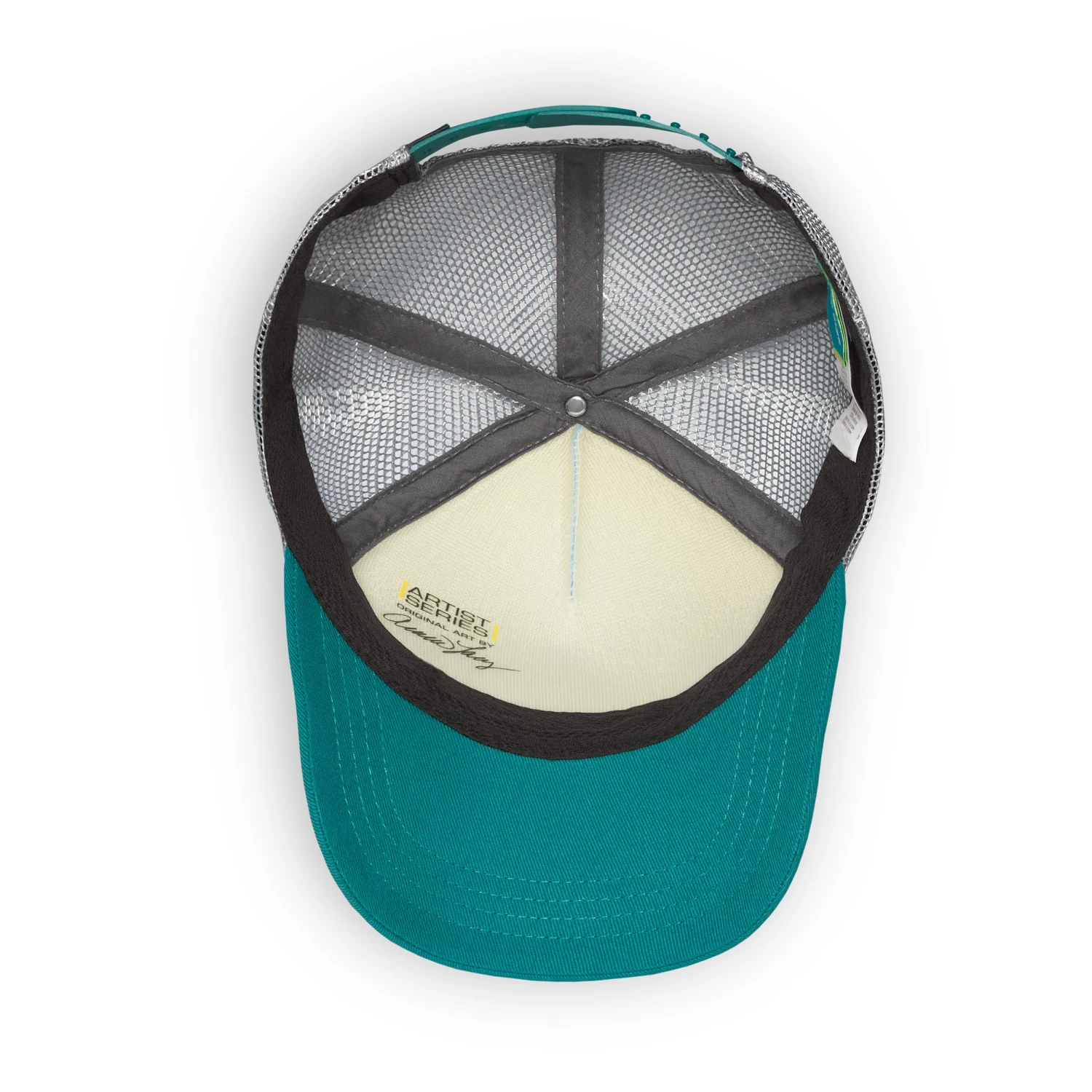 Kids' Rainbow Trout Trucker Sunday Afternoons Kids' Rainbow Trout Trucker -Sunday Afternoons Shop kids artist series trucker rainbow trout inside ss20