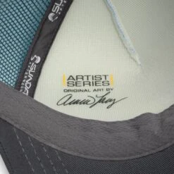 Sunday Afternoons Kids' Osprey Trucker -Sunday Afternoons Shop kids artist series truckers osprey artist stamp detail ss22 2500px