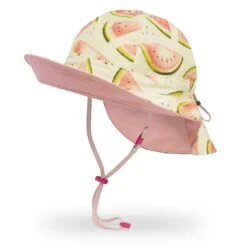 Sunday Afternoons Kids' Natural Blend Cape -Sunday Afternoons Shop kids natural blend cape summer slice dusty pink front brim up ss24 rev1 2500px b2c7a2f9 3af7 48bb a391 29302a9ce55a