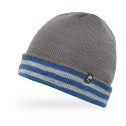 Sunday Afternoons Kids' Saturn Beanie -Sunday Afternoons Shop kids saturn beanie marine stripe cloud gray reversible fw21 2500px