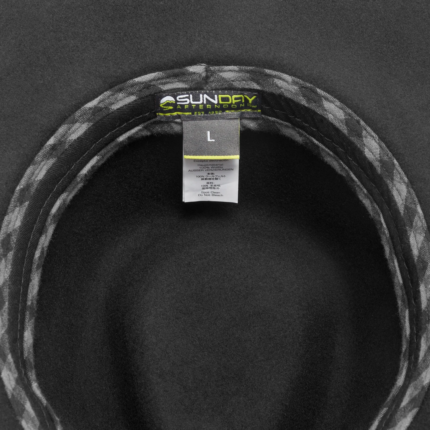 Montana Hat Sunday Afternoons Montana Hat -Sunday Afternoons Shop montana hat raven sweatband detail fw20