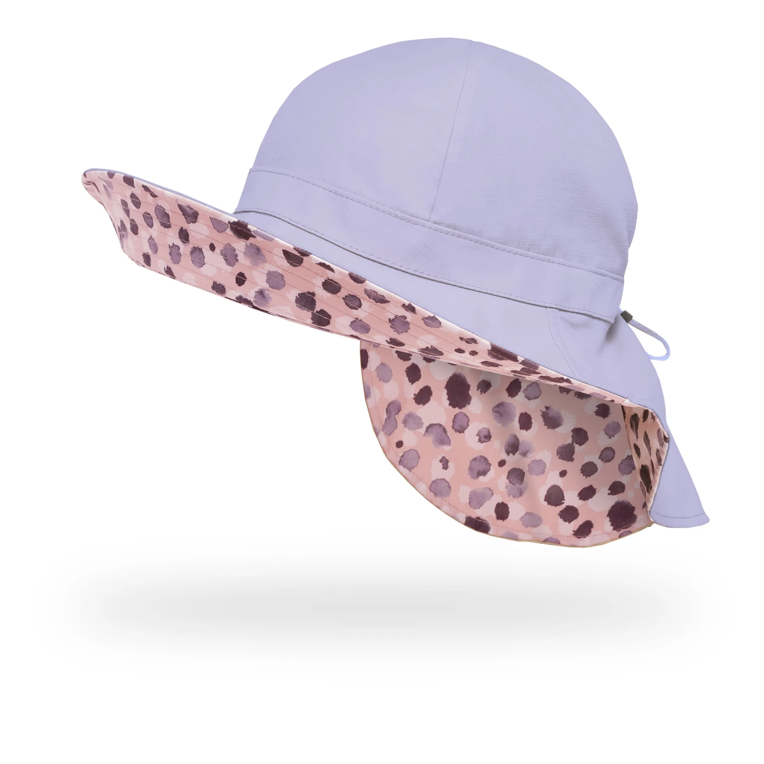 Natural Blend Cape Sunday Afternoons Natural Blend Cape -Sunday Afternoons Shop natural blend cape dusty lilac pink speckles front brim up ss24
