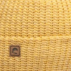 Sunday Afternoons Overtime Beanie -Sunday Afternoons Shop overtime beanie mustard texture detail fw20