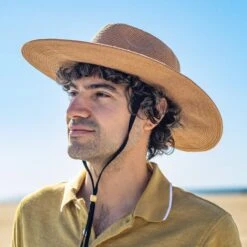 Sunday Afternoons Sojourn Hat -Sunday Afternoons Shop sojurn hat ss24 lifestyle man 3250px