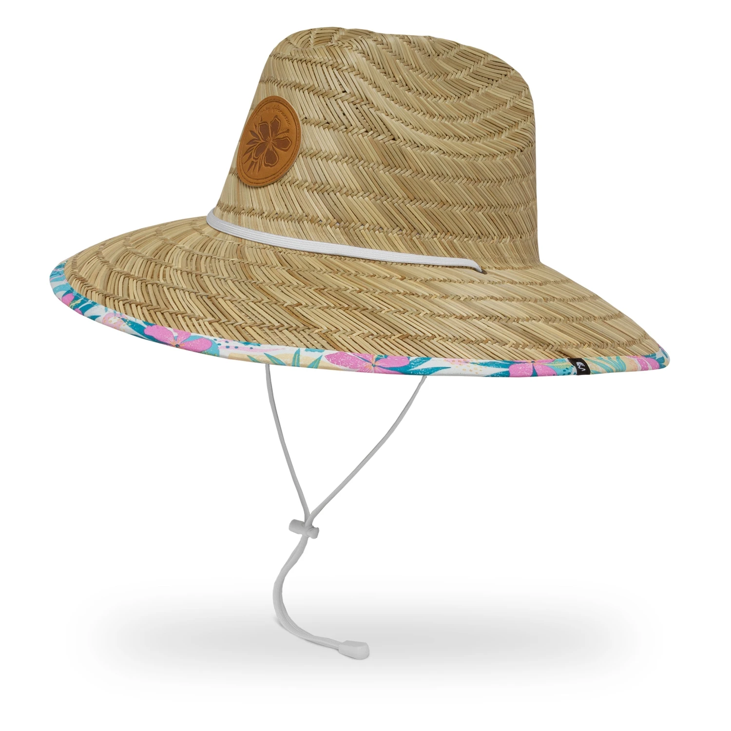 Sun Guardian Hat Sunday Afternoons Sun Guardian Hat -Sunday Afternoons Shop sun guardian natural pink tropical front ss23
