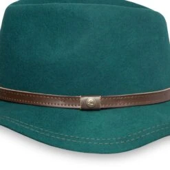 Sunday Afternoons Tessa Hat -Sunday Afternoons Shop tessa hat emerald hatband detail fw20 2500px